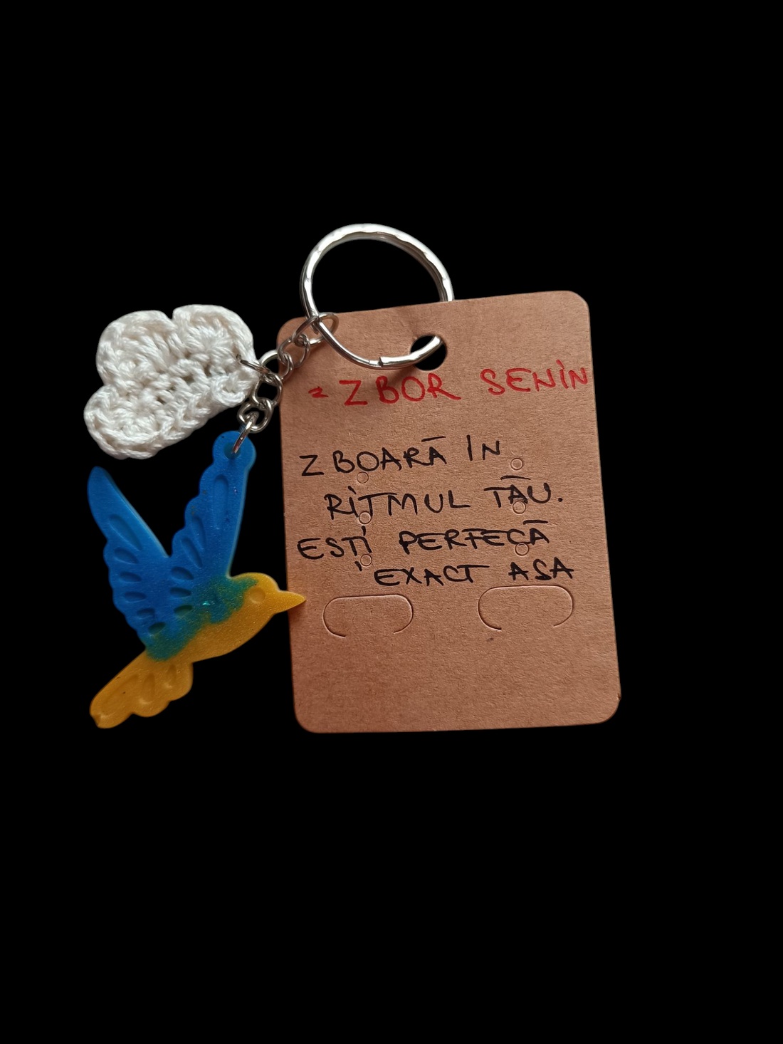 Breloc Păsărică Albastru și Muștar - Creativitate și Încredere - geantă și husă - accesorii genți - breloc - Artynos.ro Breloc Păsărică Albastru și Muștar - Creativitate și Încredere - geantă și husă - accesorii genți - breloc - Artynos.ro