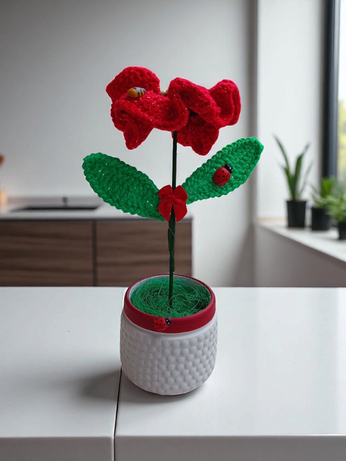 Floare croșetată cu suflet un strop de artă și lumină în casa ta - casă & stil de viață - accesorii pentru decorat casa - suport de flori - vaze - Artynos.ro Floare croșetată cu suflet un strop de artă și lumină în casa ta - casă & stil de viață - accesorii pentru decorat casa - suport de flori - vaze - Artynos.ro