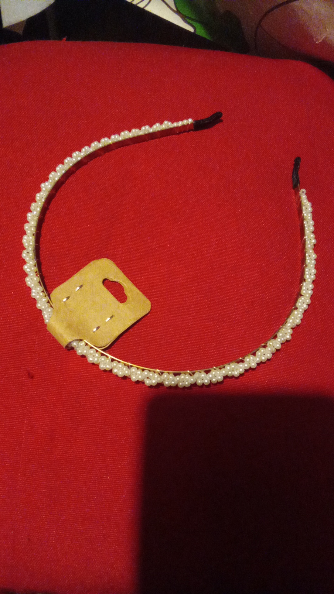 Cordeluță perle - accesorii nuntă - ornamente de păr de nuntă - bentițe de nuntă - Artynos.ro