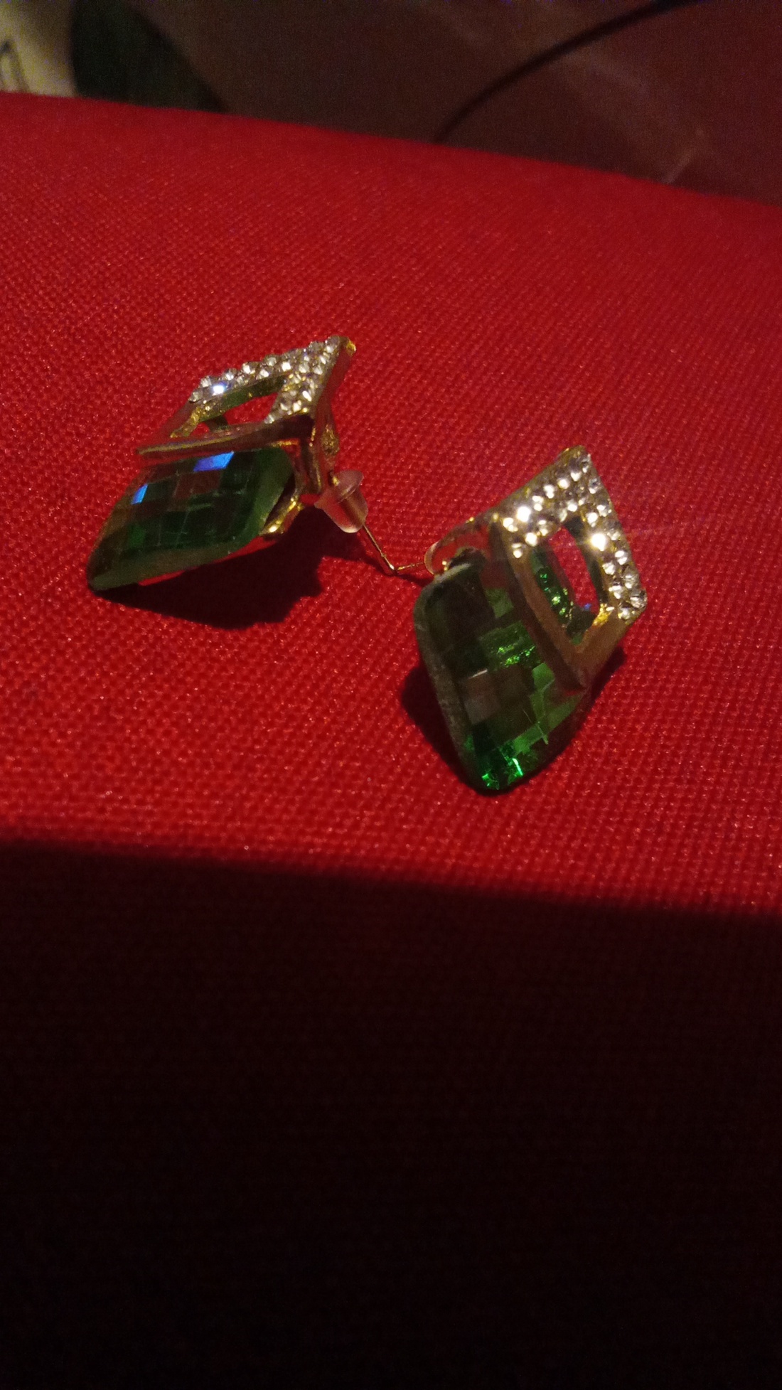 Cercei Verde Smarald - accesorii nuntă - bijuterii mireasă - cercei mireasă - Artynos.ro