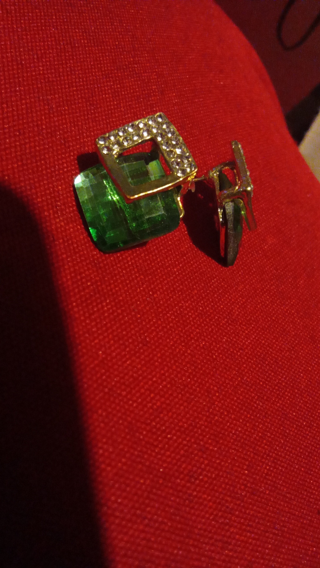 Cercei Verde Smarald - accesorii nuntă - bijuterii mireasă - cercei mireasă - Artynos.ro