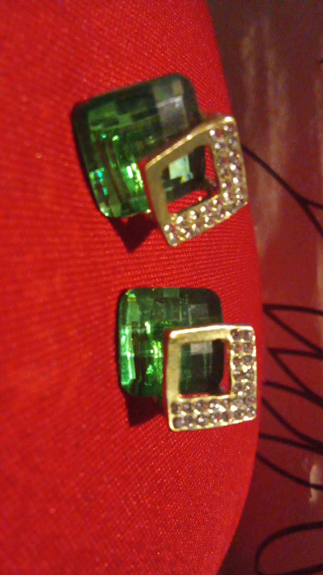 Cercei Verde Smarald - accesorii nuntă - bijuterii mireasă - cercei mireasă - Artynos.ro