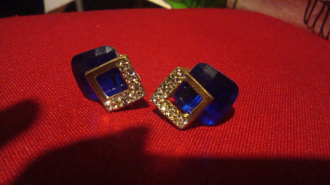 Cercei Albastru Regal - accesorii nuntă - bijuterii mireasă - cercei mireasă - Artynos.ro