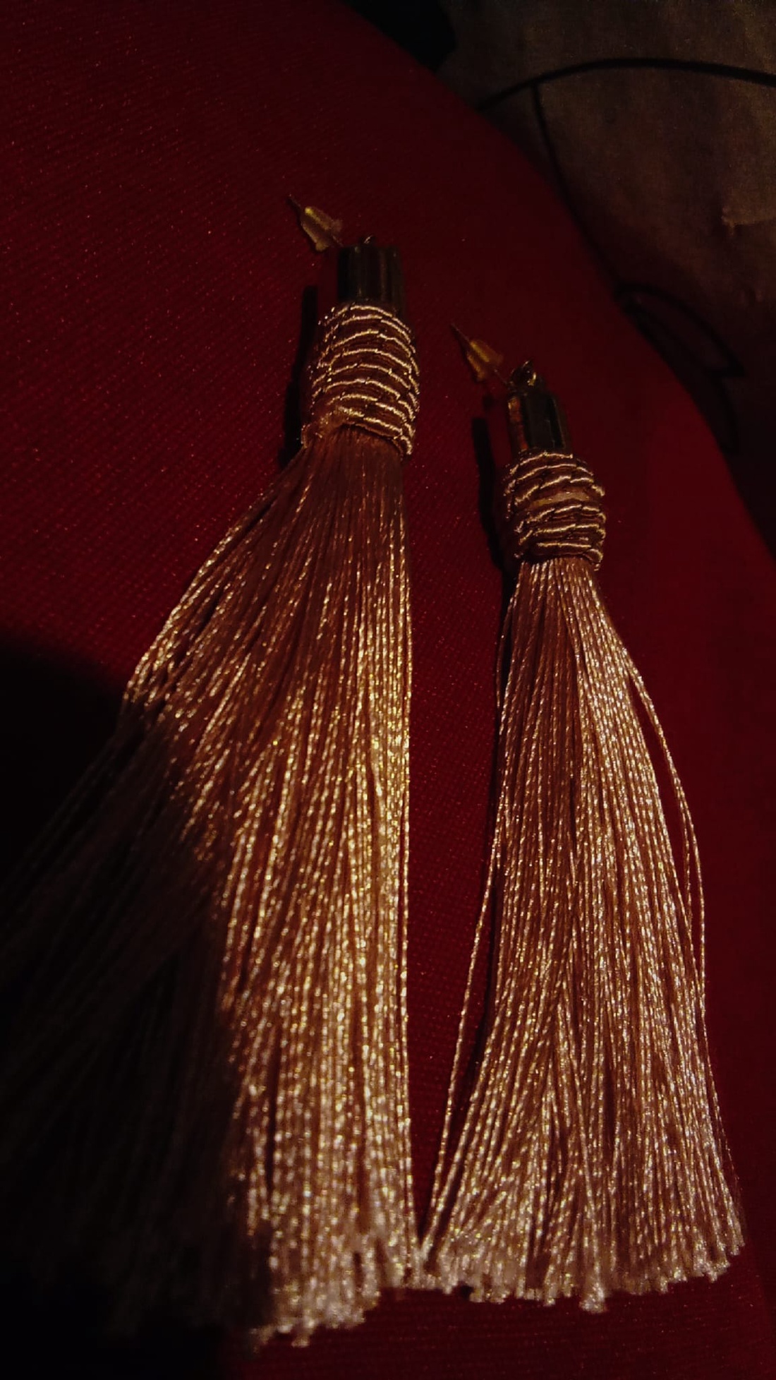 Cercei franjuri Roz - bijuterii - cercei - cercei lungi - Artynos.ro