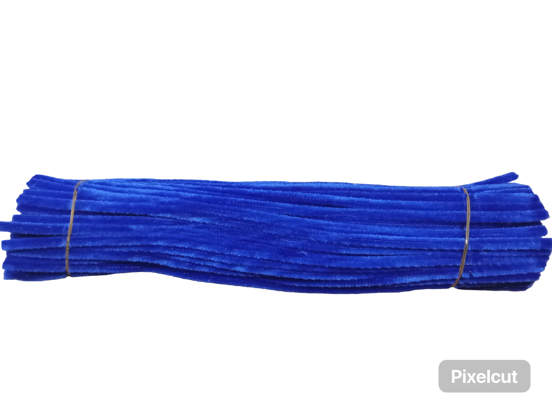 Sarma plușată Albastru Regal  - accessorii și unelte - mărgea, componente de bijuterii - sârmă - Artynos.ro