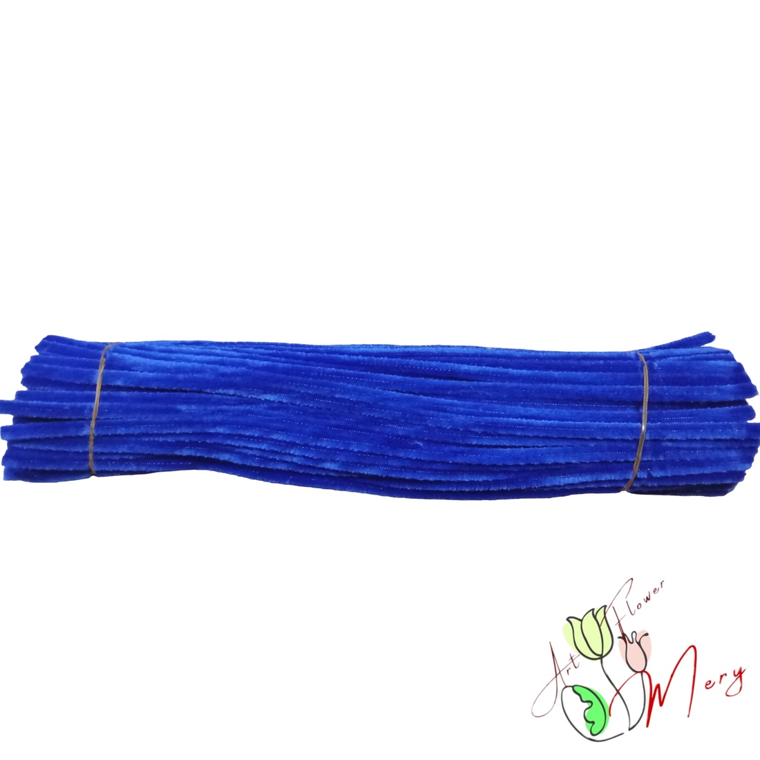 Sarma plușată Albastru Regal  - accessorii și unelte - mărgea, componente de bijuterii - sârmă - Artynos.ro