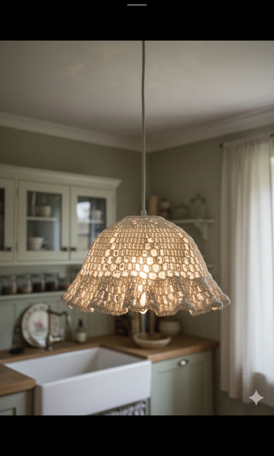 Lampa dantela alba - casă & stil de viață - lămpi și corpuri de iluminat - candelabru - Artynos.ro