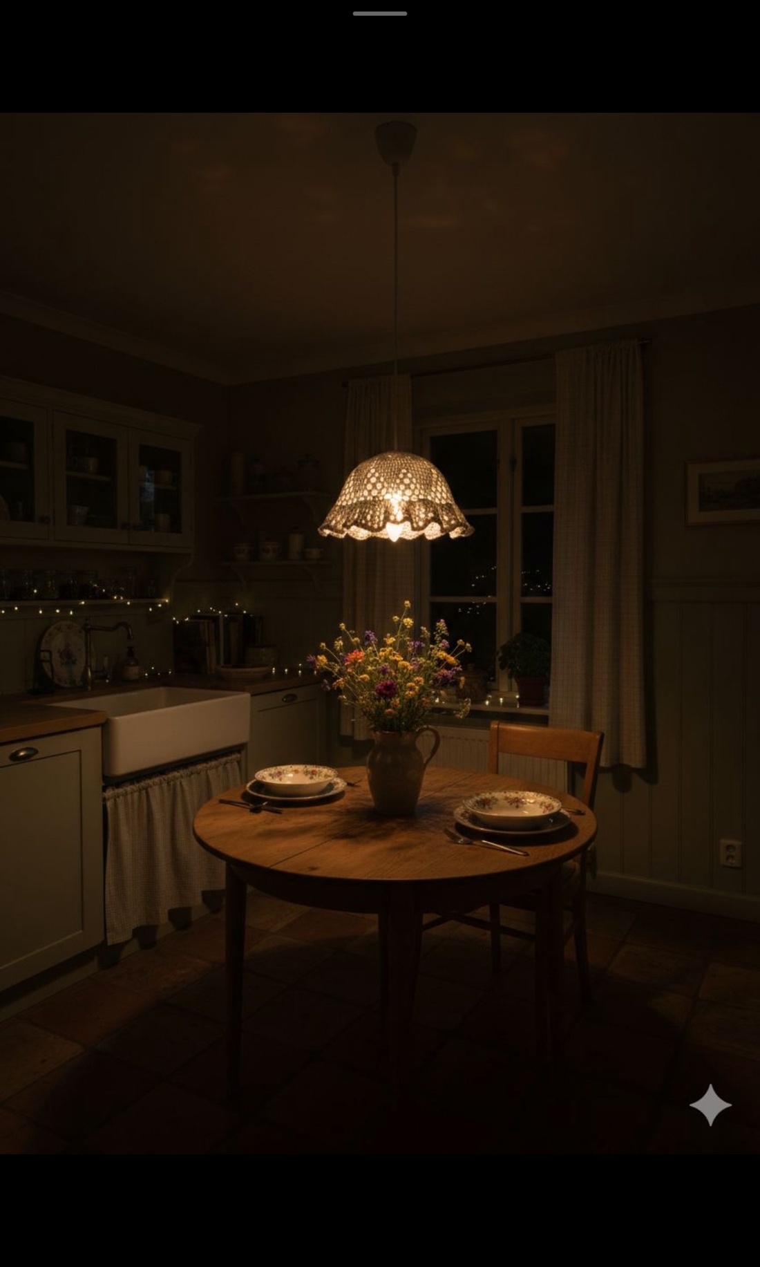 Lampa dantela alba - casă & stil de viață - lămpi și corpuri de iluminat - candelabru - Artynos.ro