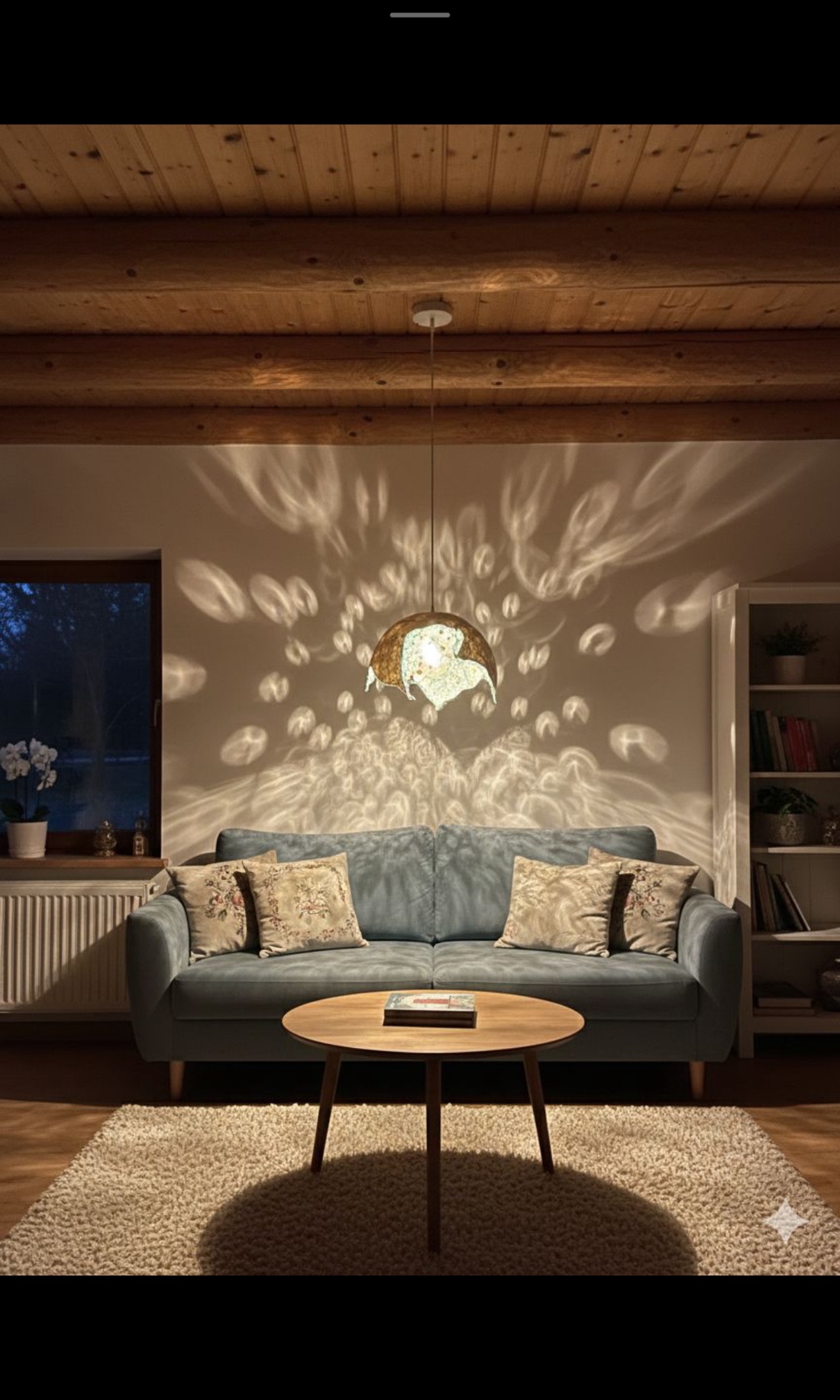 Lampa cu dantela turcoaz - casă & stil de viață - lămpi și corpuri de iluminat - lampă de ambianță - Artynos.ro