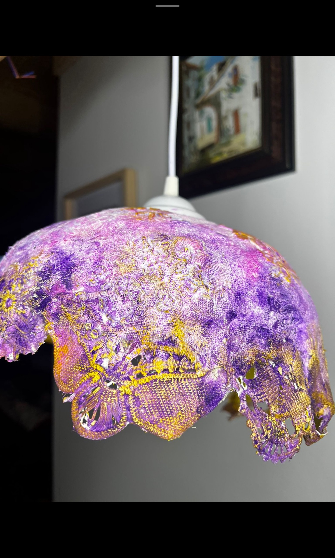 Lampa lila - casă & stil de viață - lămpi și corpuri de iluminat - lampă de ambianță - Artynos.ro