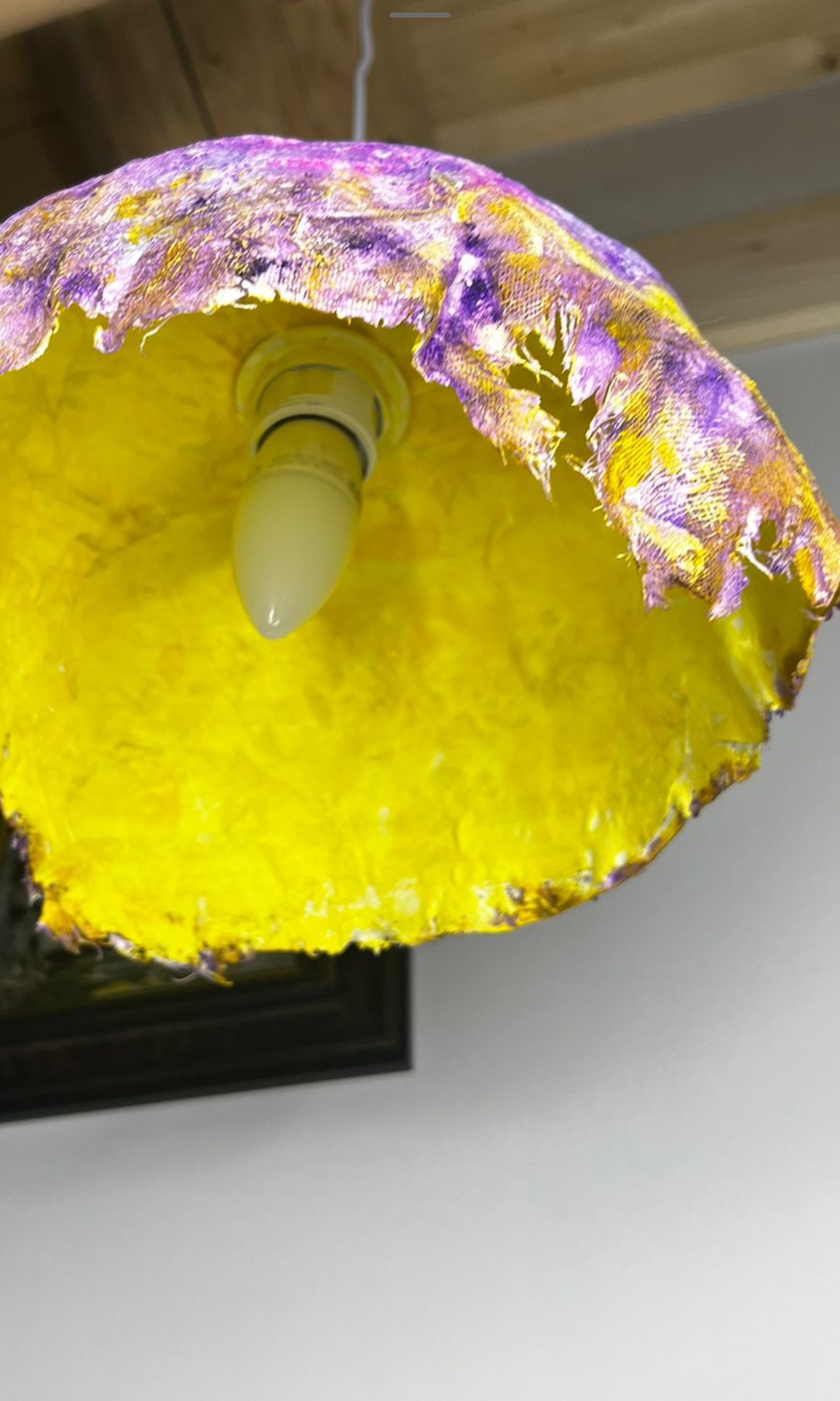 Lampa lila - casă & stil de viață - lămpi și corpuri de iluminat - lampă de ambianță - Artynos.ro