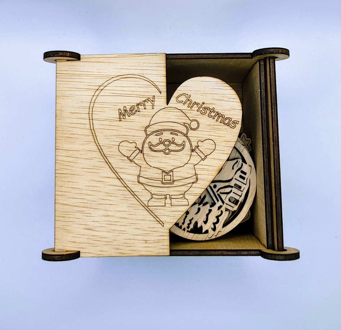 Set globuri de Crăciun din lemn -20 buc - crăciun - decorațiuni de crăciun de casă - globuri de crăciun - Artynos.ro