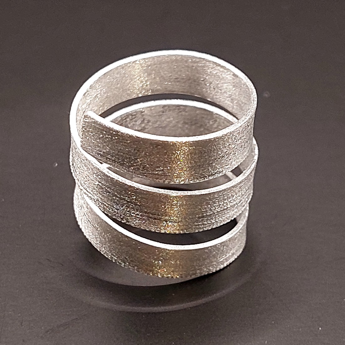 Inel răsucit din aluminiu -  - Artynos.ro