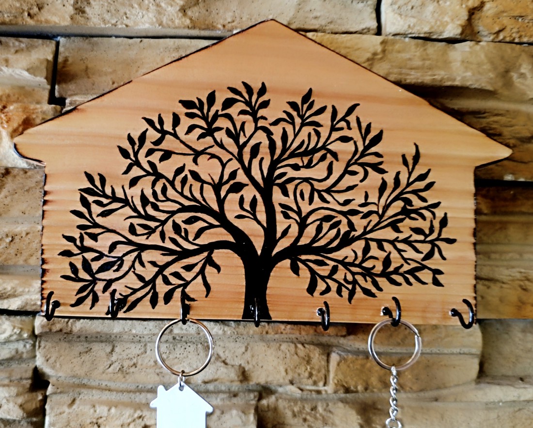Breloc de perete din lemn decorat cu copacul vieții - casă & stil de viață - accesorii pentru decorat casa - decorațiuni de pereți, decorațiuni suspendate - suport pentru chei - Artynos.ro Breloc de perete din lemn decorat cu copacul vieții - casă & stil de viață - accesorii pentru decorat casa - decorațiuni de pereți, decorațiuni suspendate - suport pentru chei - Artynos.ro