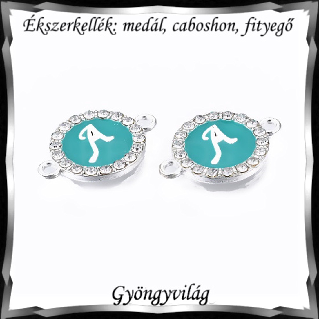 Accesorii bijuterii: pandantiv, cabochon, pandantiv BMCF-2-45 1 buc/pachet monogramă -  - Artynos.ro
