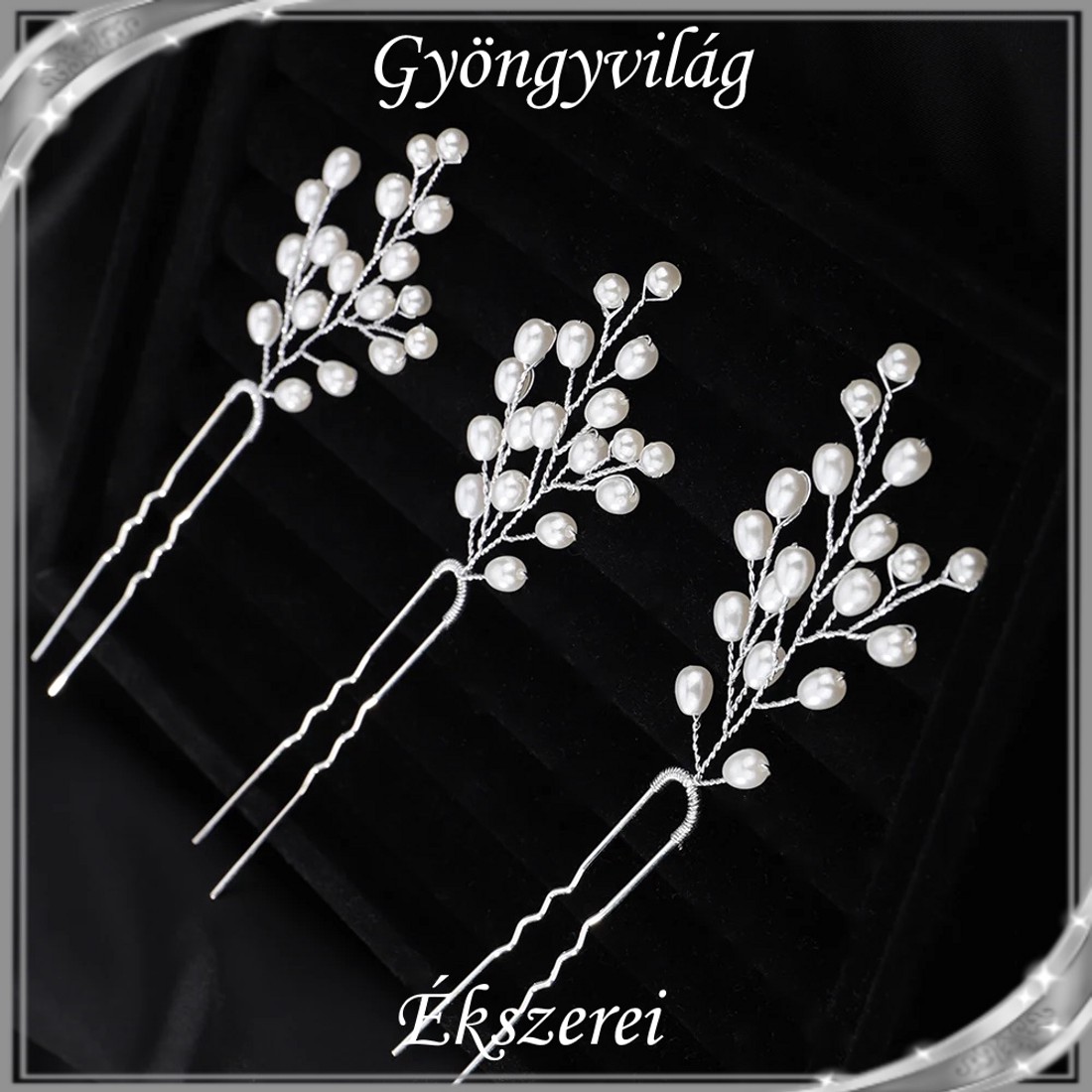 Bijuterii, ornamente de păr, catarame de păr: nuntă, mireasă, ornament de păr casual S-H-TŰ04e set alb (3db) - - Artynos.ro Bijuterii, ornamente de păr, catarame de păr: nuntă, mireasă, ornament de păr casual S-H-TŰ04e set alb (3db) - - Artynos.ro