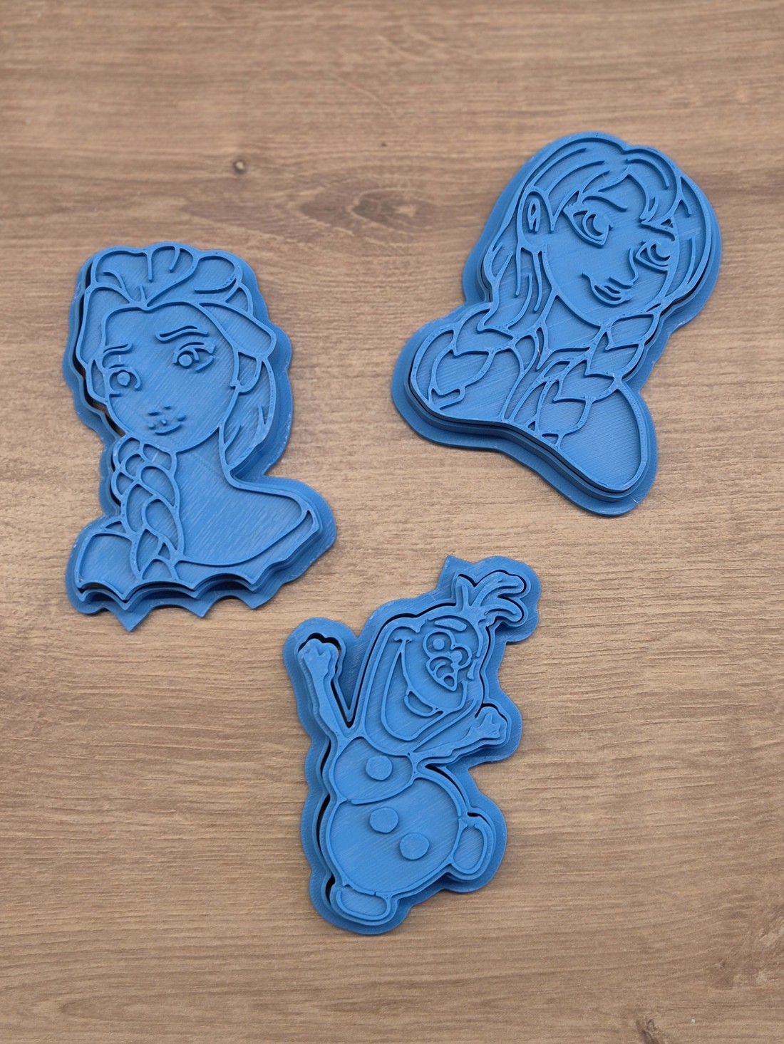 Set de forme pentru prăjituri Frozen� � Elsa, Anna, Olaf  Formă de prăjituri cu imprimeu 3D - casă & stil de viață - echipamente de bucătărie - accesorii de gătit - Artynos.ro