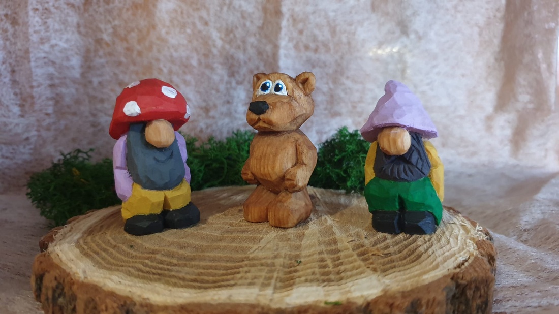 Ursulet sculptat - arte vizuale și accesorii - sculptură - statuie lemn - Artynos.ro Ursulet sculptat - arte vizuale și accesorii - sculptură - statuie lemn - Artynos.ro
