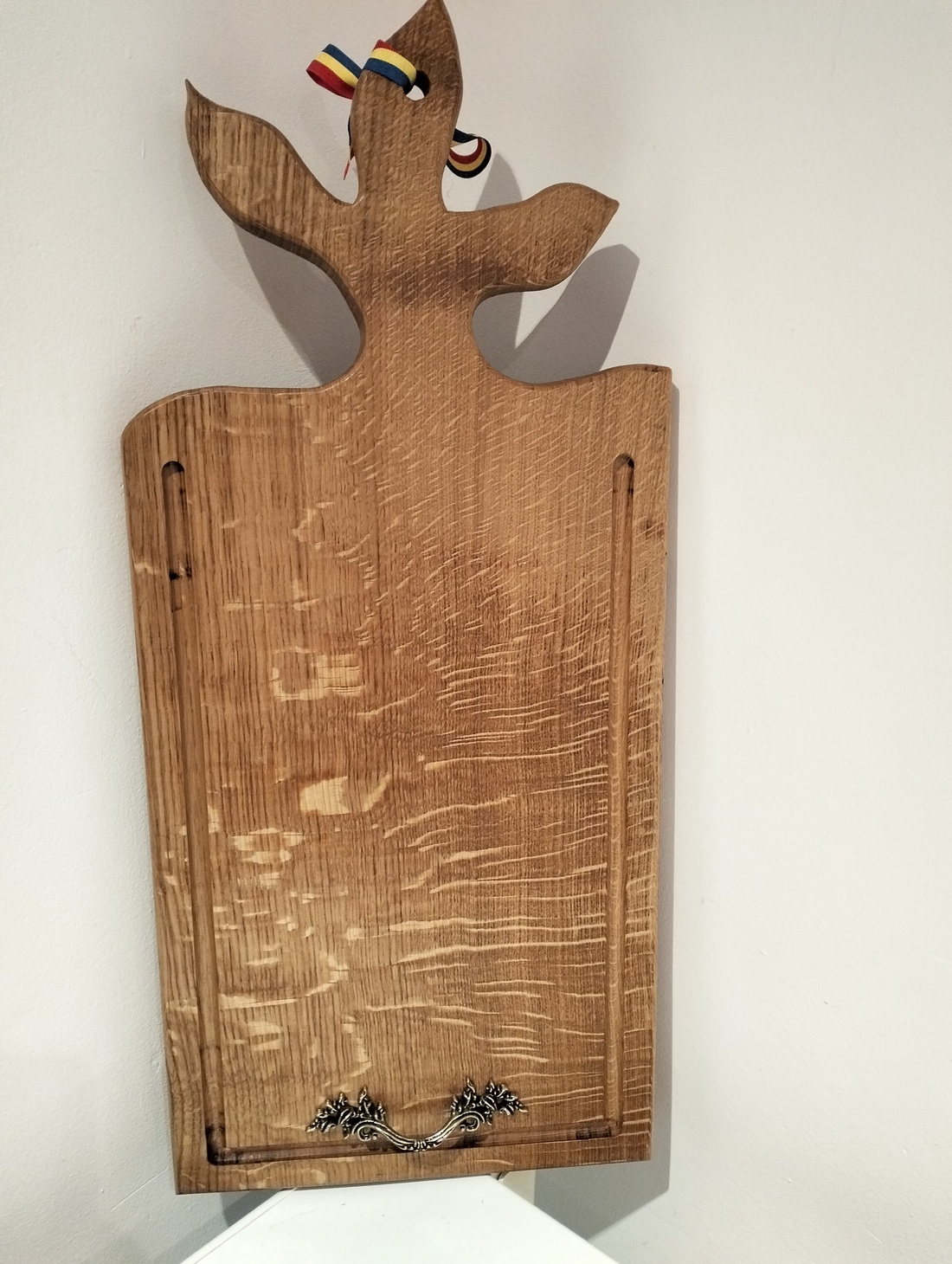 Platou din stejar pirogravurat - casă & stil de viață - accesorii pentru echipamente de bucătărie - accesorii de servire - boluri și farfurii din lemn, bol de servire - Artynos.ro
