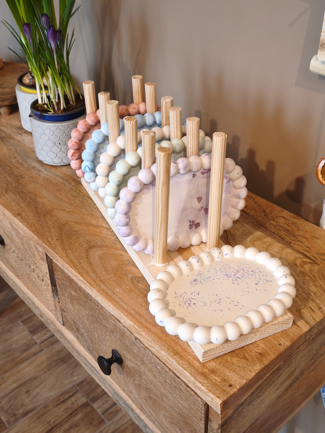 Cadou Martisor Tavita ceramica bijuterii/suport dispenser sapun baie - casă & stil de viață - seturi de cadou - Artynos.ro