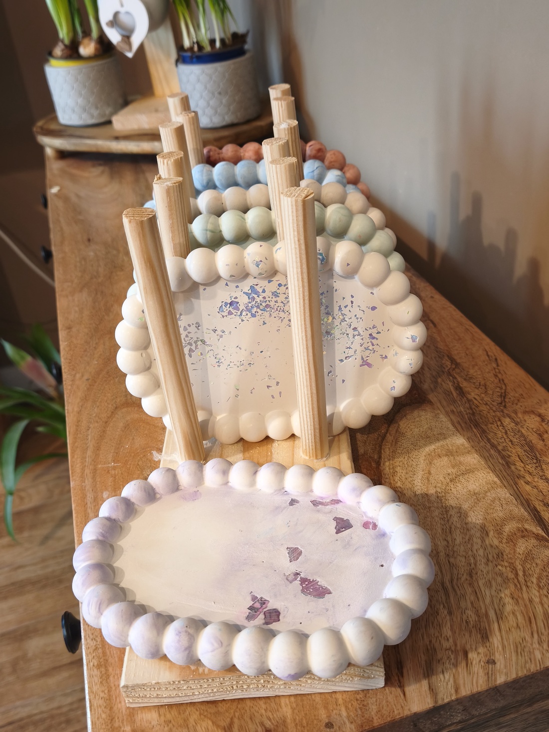 Cadou Martisor Tavita ceramica bijuterii/suport dispenser sapun baie - casă & stil de viață - seturi de cadou - Artynos.ro