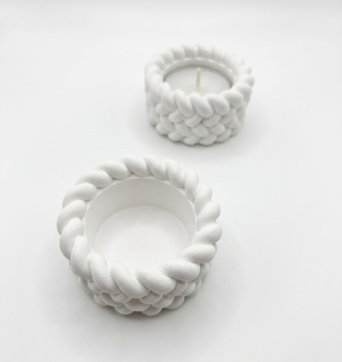 2 suporturi individuale de ouă/lumânări pastilă - decor de sărbători - decorațiuni de paște - alte creații de paște - Artynos.ro