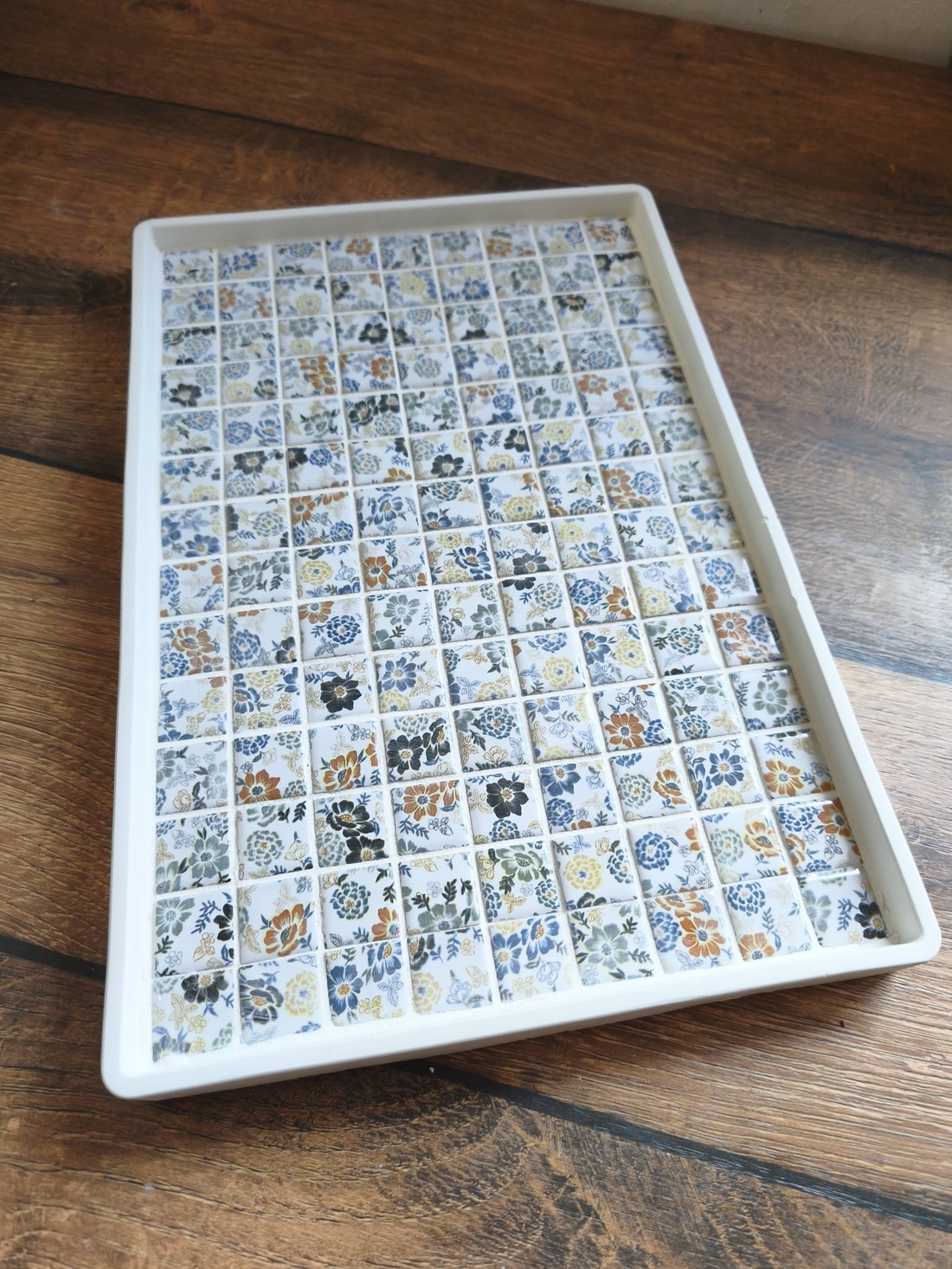 Set tava de mozaic ceramic si 2 coasters pentru pahare - casă & stil de viață - echipamente de bucătărie - accesorii de servire - tăvițe - Artynos.ro