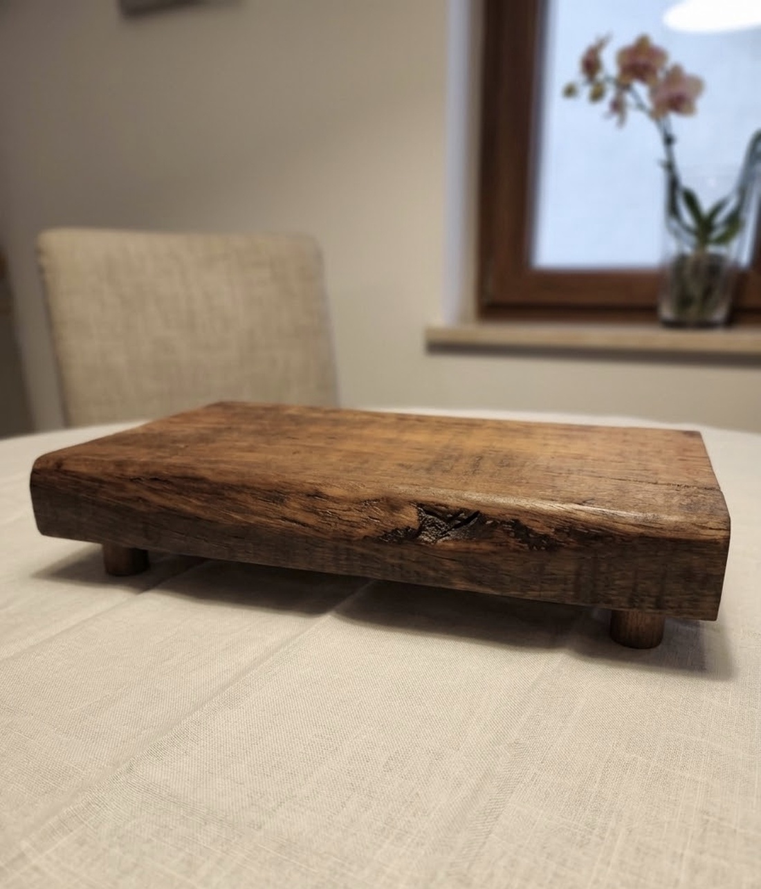 Suport din lemn masiv pentru plante/lumanari decor pentru masa - casă & stil de viață - decorațiuni de casă - decorațiuni de masă și rafturi - decorațiuni de masă - Artynos.ro