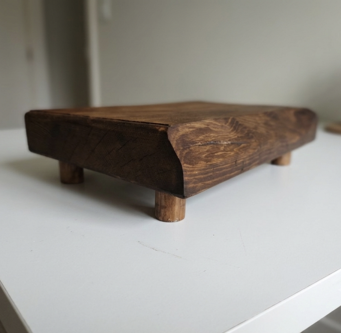Suport din lemn masiv pentru plante/lumânări/decor de masă - casă & stil de viață - decorațiuni de casă - decorațiuni de masă și rafturi - decorațiuni de masă - Artynos.ro