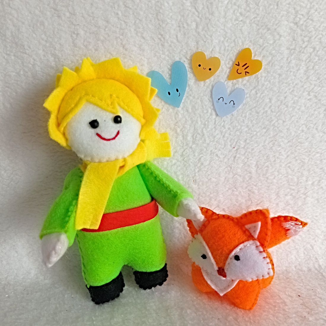 Set de 3 jucarii pentru povestea nemuritoare a Micului Print. - jucării și echipamente pentru copii - jocuri de gândire - curcubeu montessori, jocuri waldorf - Artynos.ro