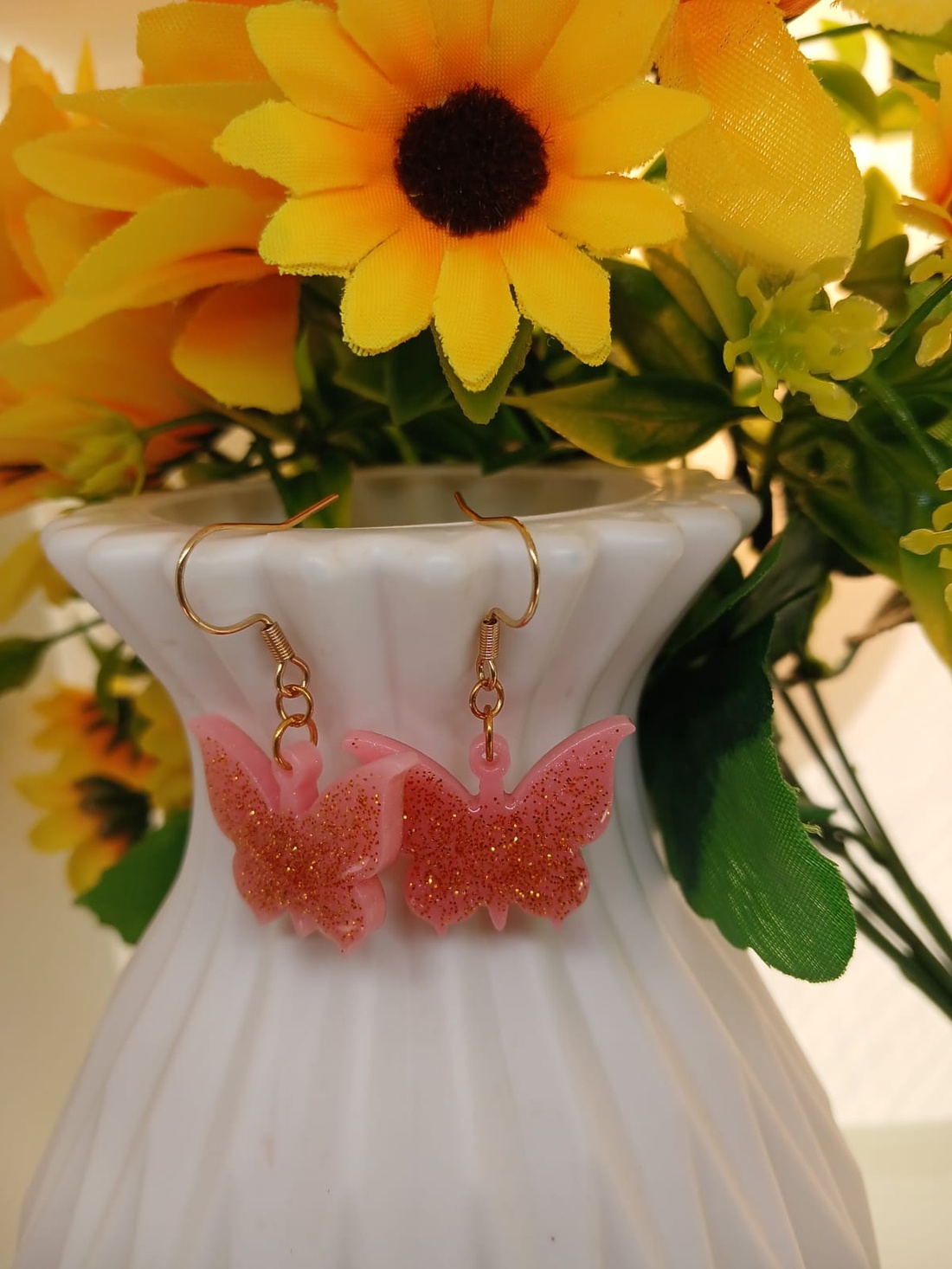 Cercei handmade rasina - bijuterii - cercei - cercei din rășină - Artynos.ro