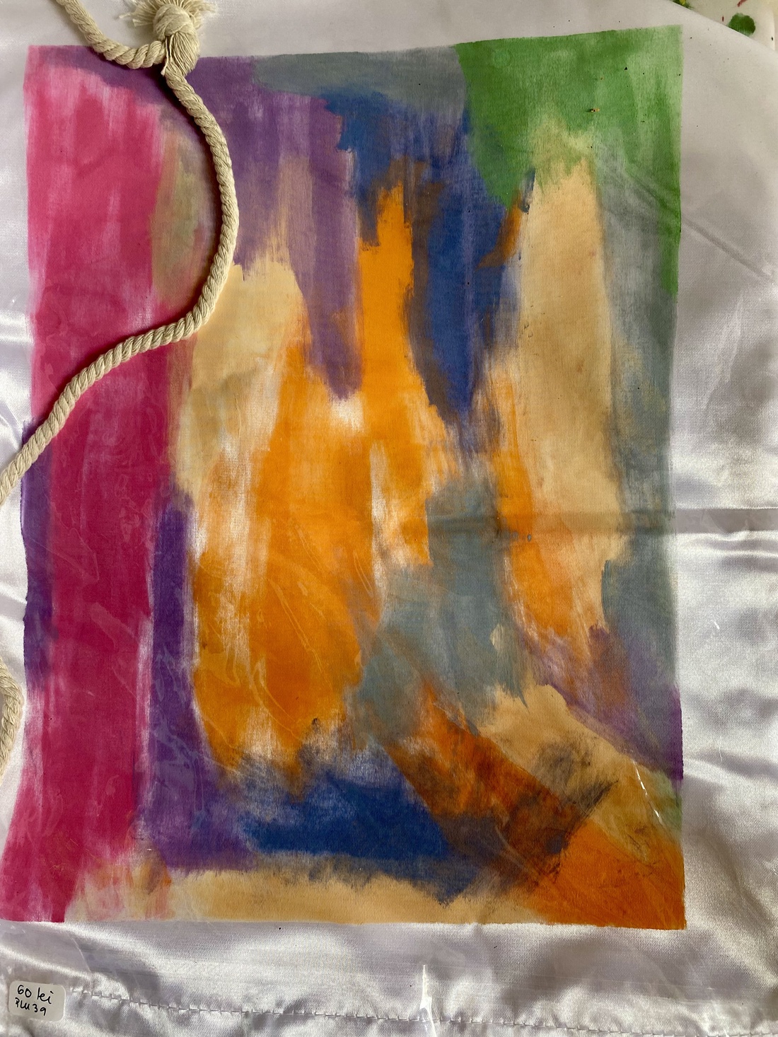 Sac textil pictat- unicat - geantă și husă - rucsacuri - genți de gimnastică - Artynos.ro
