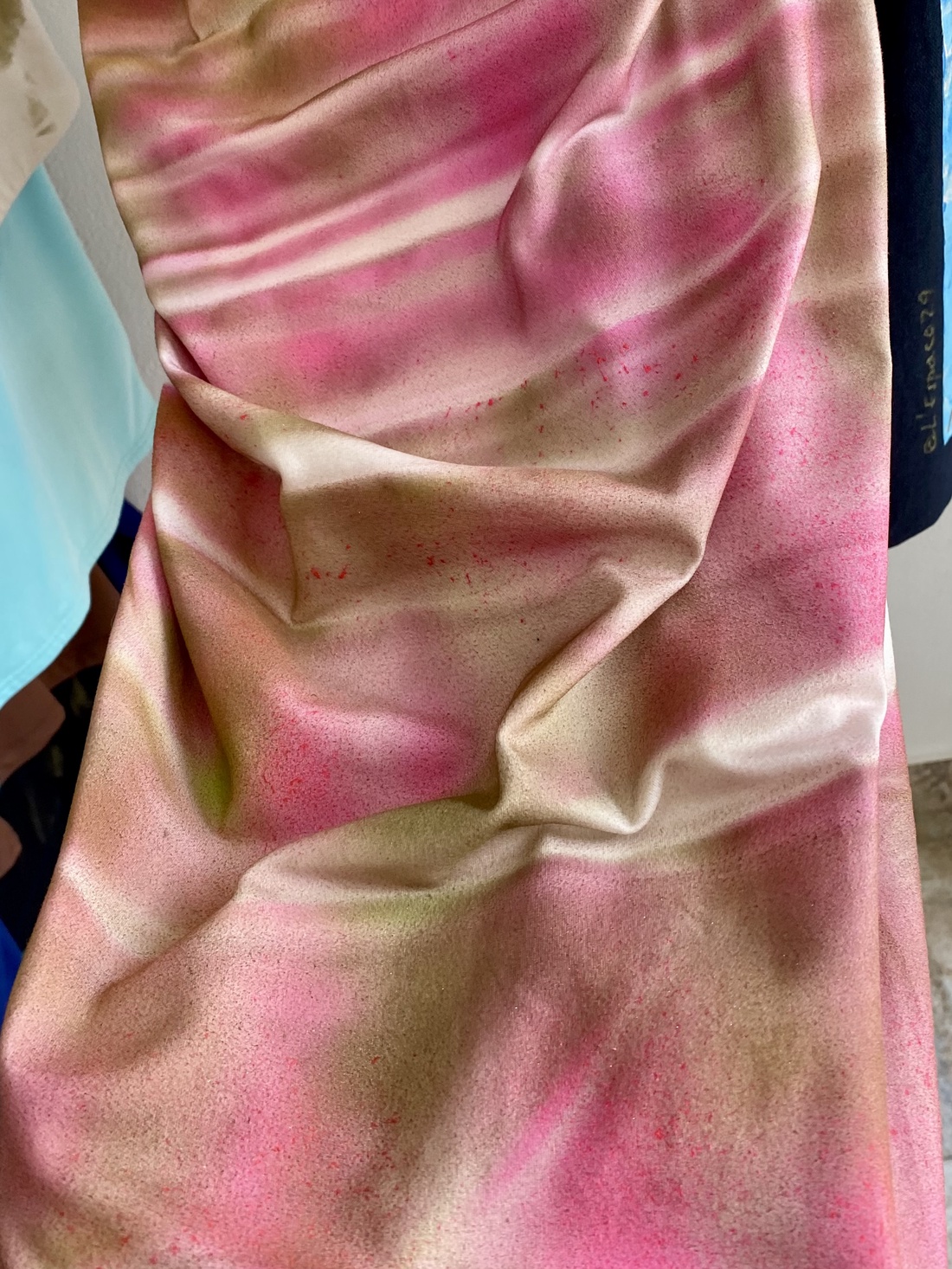 Rochie pictata- unicat - îmbrăcăminte și modă - haine damă - rochie, dintr-o bucată - Artynos.ro
