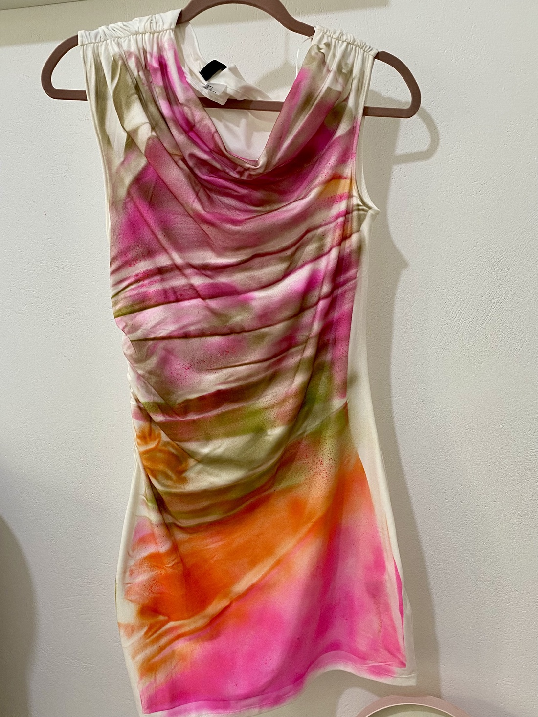 Rochie pictata- unicat - îmbrăcăminte și modă - haine damă - rochie, dintr-o bucată - Artynos.ro