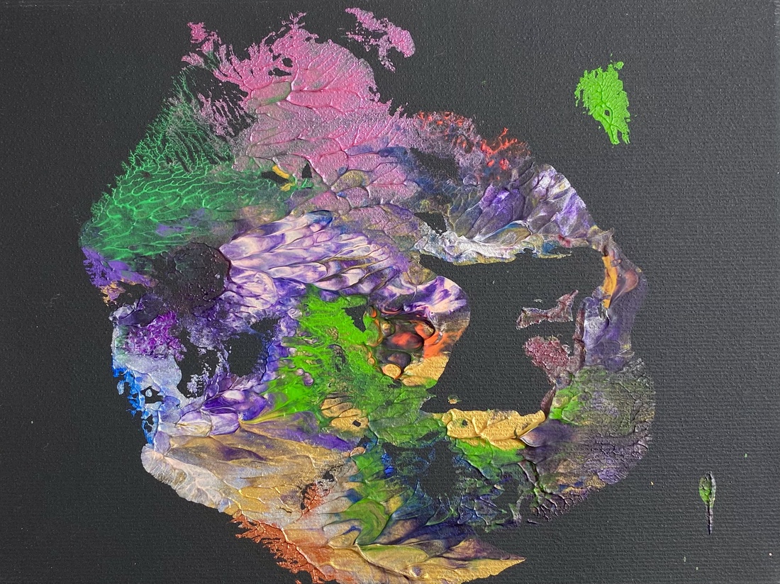 Joy -Tablou unicat  - casă & stil de viață - accesorii pentru decorat casa - picturi murale - tablouri/picturi pe pânză - Artynos.ro