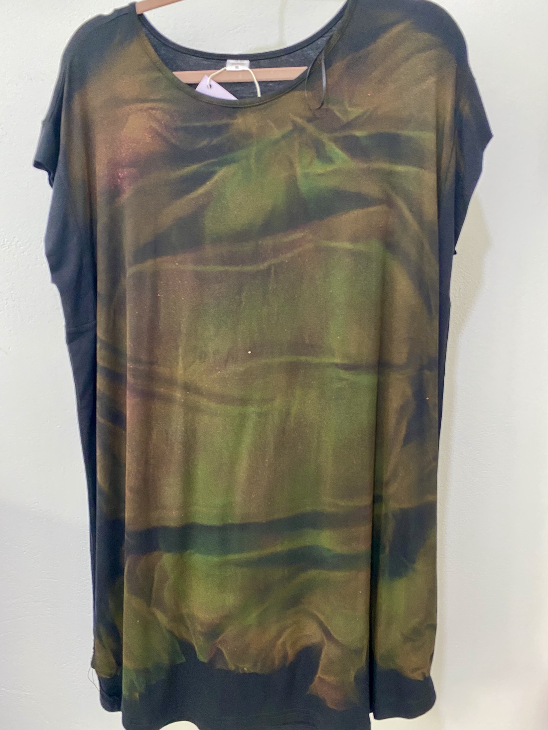 Rochie pictată- unicat - îmbrăcăminte și modă - haine damă - rochie, dintr-o bucată - Artynos.ro