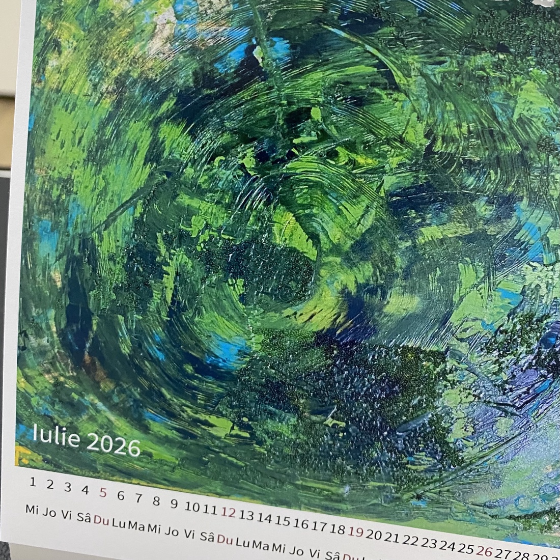 Calendar birou 2026 - casă & stil de viață - papetărie de hârtie - calendar și planificator - Artynos.ro