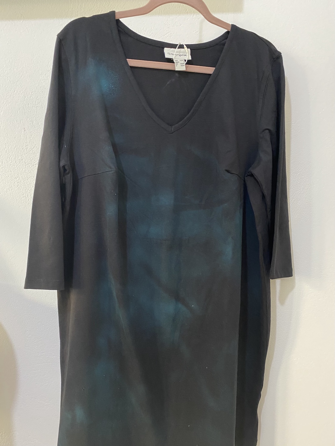 Rochie bumbac gros, pictata - îmbrăcăminte și modă - haine damă - rochie, dintr-o bucată - Artynos.ro