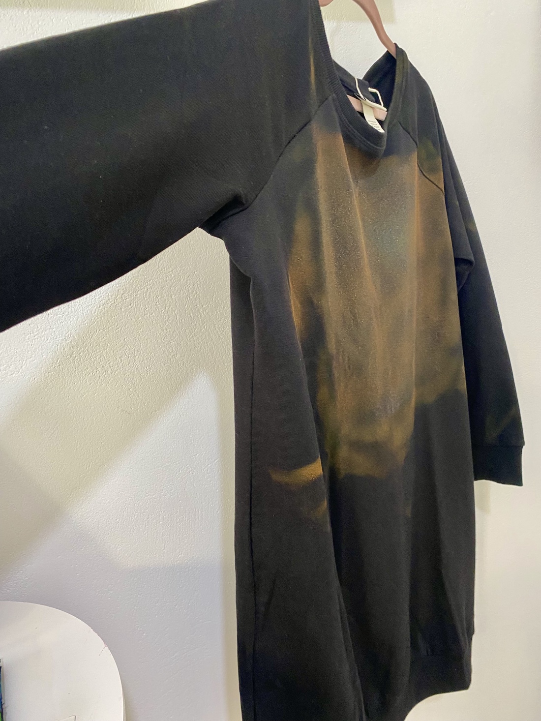 Rochie bumbac gros, pictata - îmbrăcăminte și modă - haine damă - rochie, dintr-o bucată - Artynos.ro