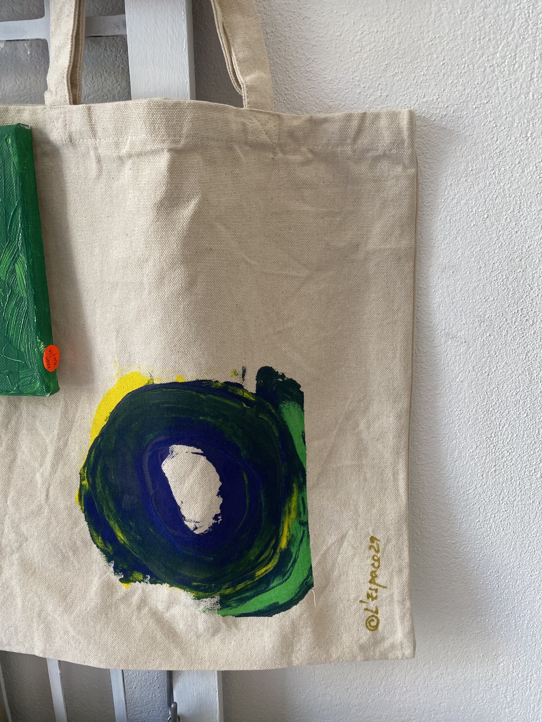 Scosa bumbac gros, pictata - genți și portofele - geantă pentru cumpărături - totebaguri - Artynos.ro