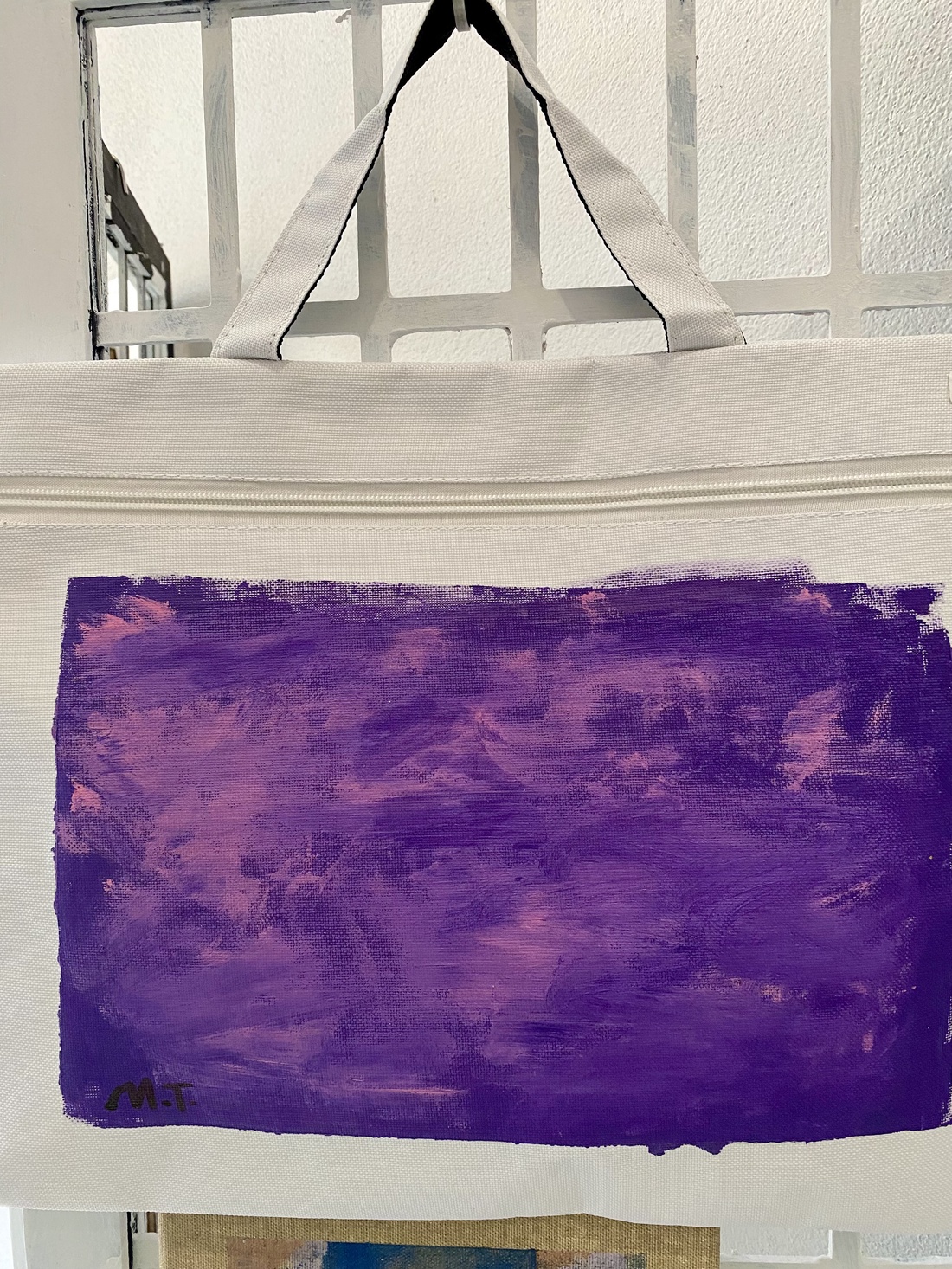 Geantă documente- pictată - genți și portofele - geantă laptop - Artynos.ro