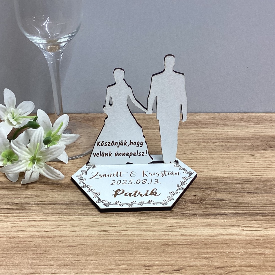 3D Planter-cadou de felicitare pentru nunta - accesorii nuntă - amintiri și cadouri de nuntă - favoruri de nuntă - Artynos.ro