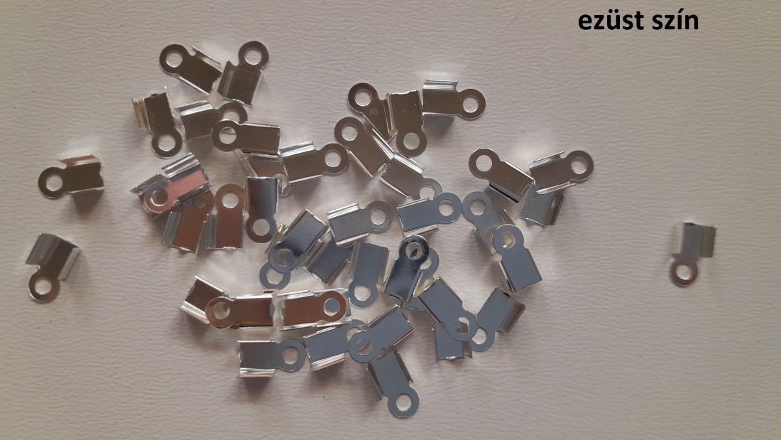 Capăt de cablu - 8x4 mm - 50 buc./pachet - culoare argintie -  - Artynos.ro