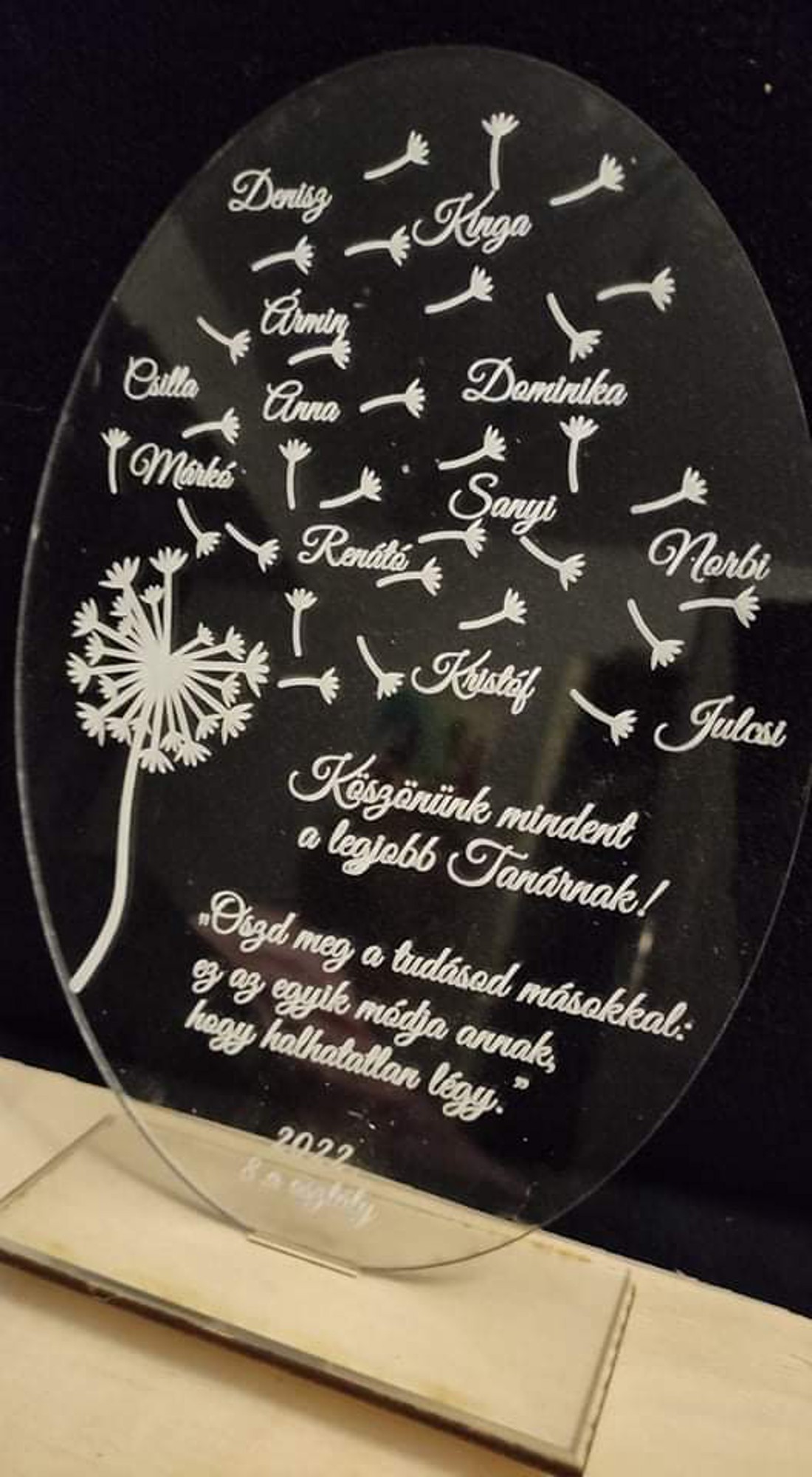 Cadou de mulțumire, cadou de rămas bun din plexiglas, personalizabil, pentru grădiniță, școală - - Artynos.ro Cadou de mulțumire, cadou de rămas bun din plexiglas, personalizabil, pentru grădiniță, școală - - Artynos.ro