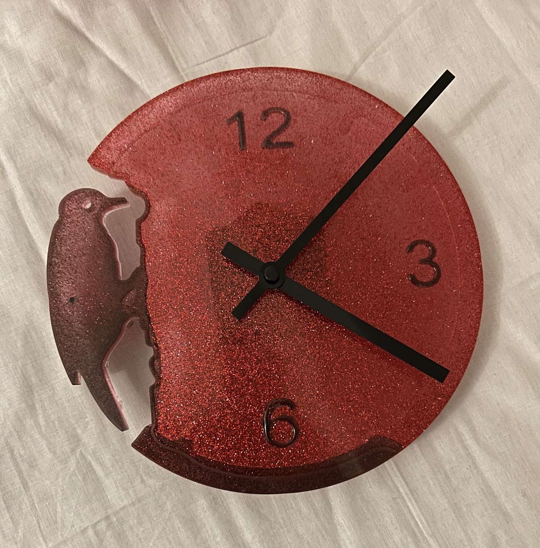 Ceas din rasina epoxidica - casă & stil de viață - accesorii pentru decorat casa - decorațiuni de pereți, decorațiuni suspendate - ceasuri de perete - Artynos.ro