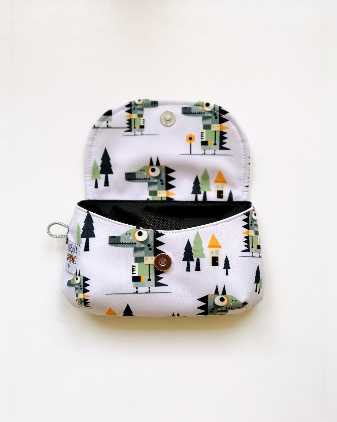 Husă ochelari LIBELULA - crocodili - genți și portofele - portofele, huse, suporturi - suport de ochelari - Artynos.ro