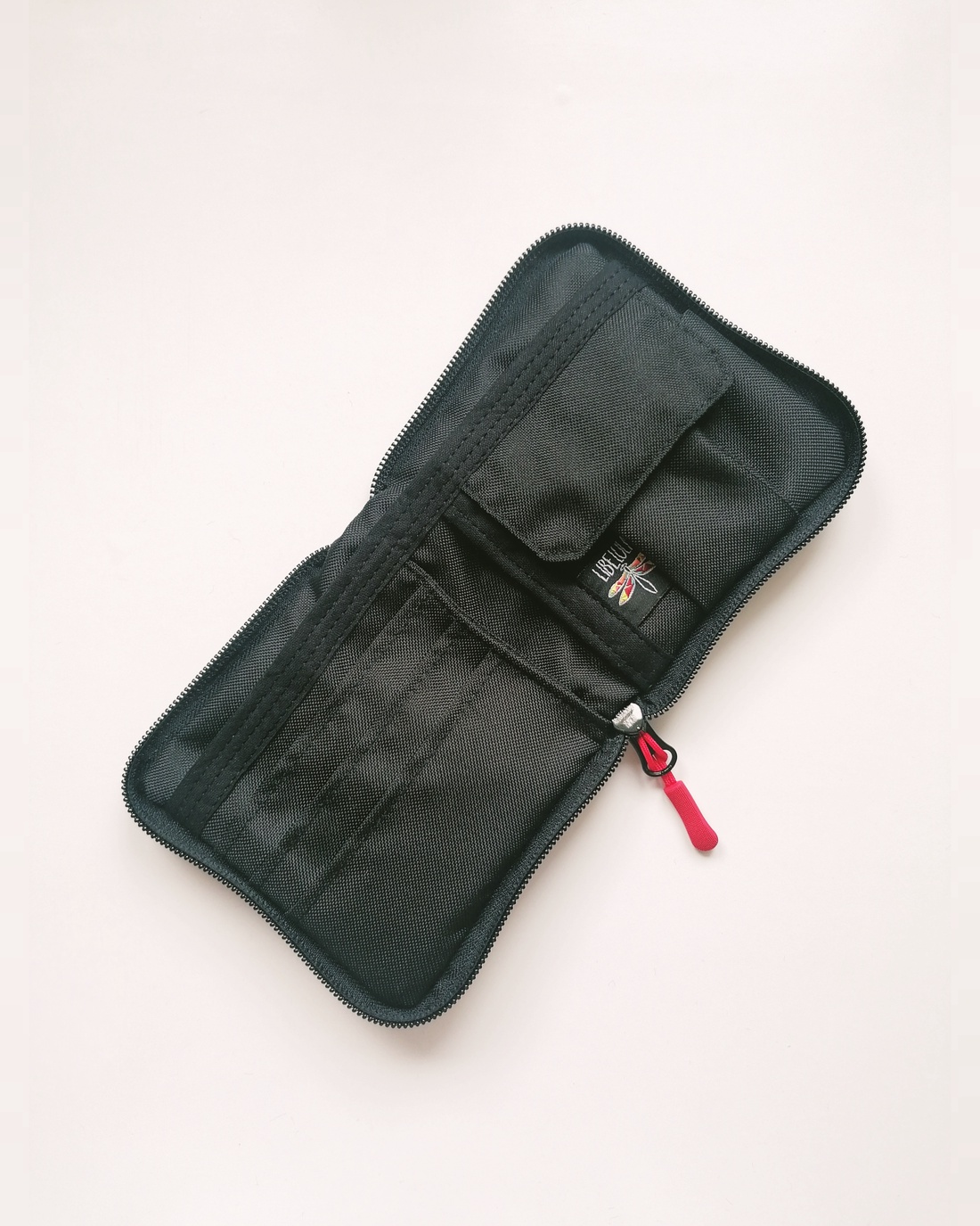 Precomandă - Portofel pătrat LIBELULA - frunze de toamnă - genți și portofele - portofele, huse, suporturi - Artynos.ro