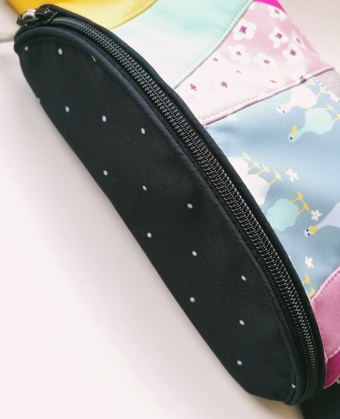 Borseta LIBELULA - duo - gâște și diferite materiale colorate - genți și portofele - borsete - Artynos.ro