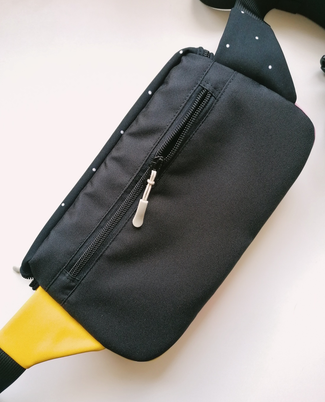 Borseta LIBELULA - duo - gâște și diferite materiale colorate - genți și portofele - borsete - Artynos.ro