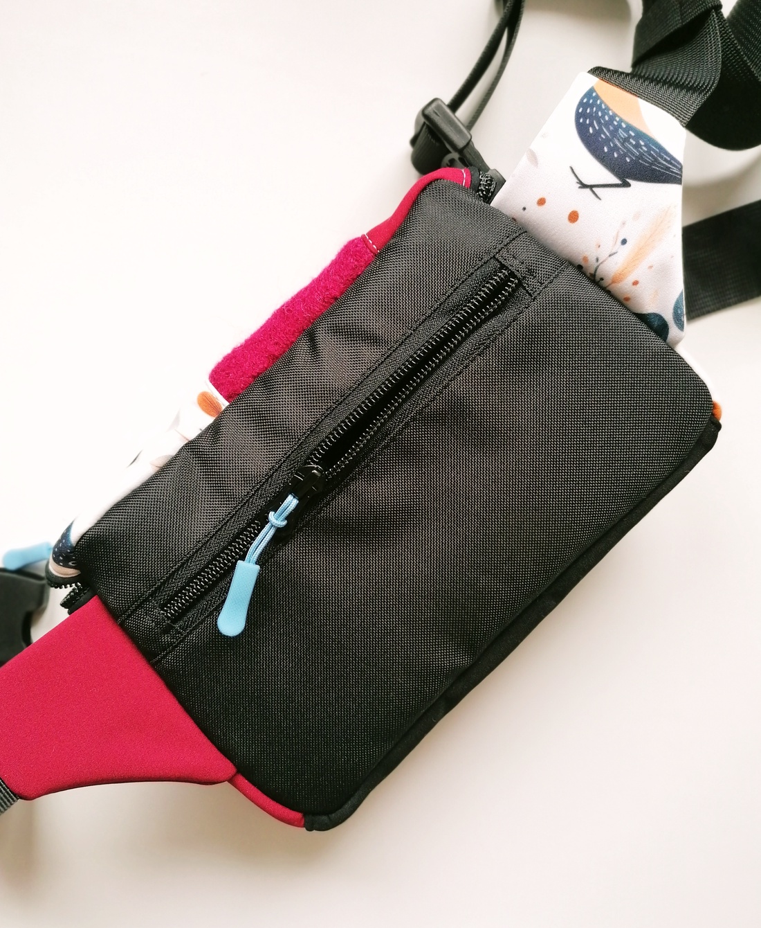 Borsetă clasică LIBELULA - cu inimă din lână fiartă - genți și portofele - borsete - Artynos.ro